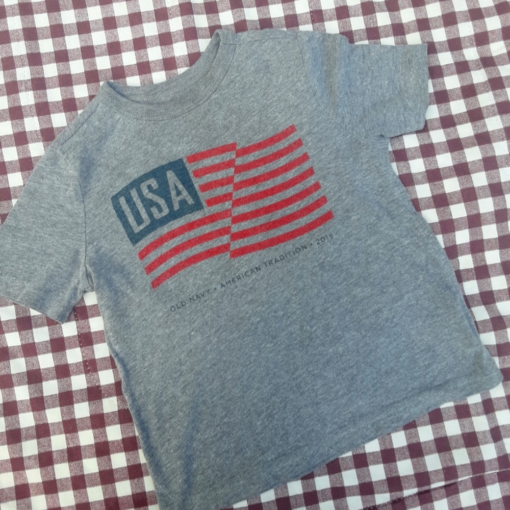 🍀3/15 American Flag Patriotic Tee- shirt 🇺🇸 (unisex) 3T